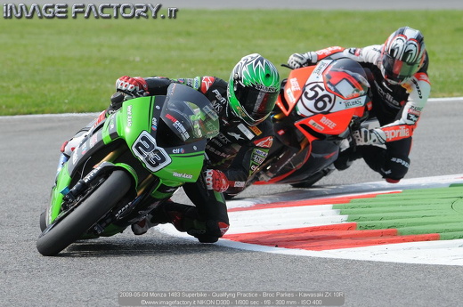 2009-05-09 Monza 1483 Superbike - Qualifyng Practice - Broc Parkes - Kawasaki ZX 10R